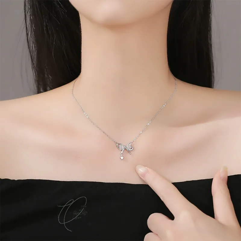 Tkb Glass Cat Eye Necklaces Women's-1