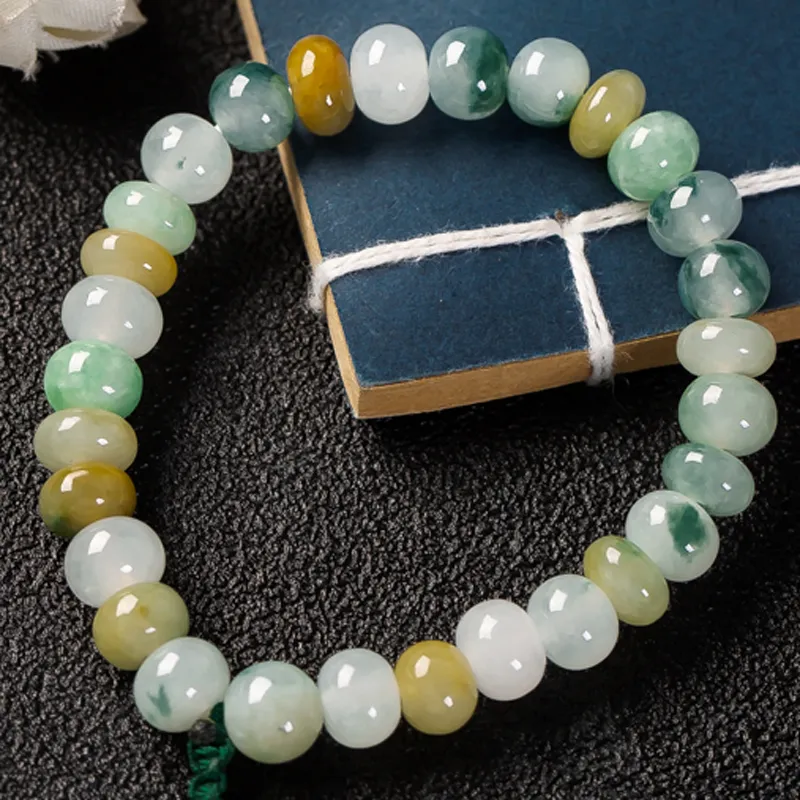 Yubo City Ice Glutinous Jadeite Bracelets Unisex-1
