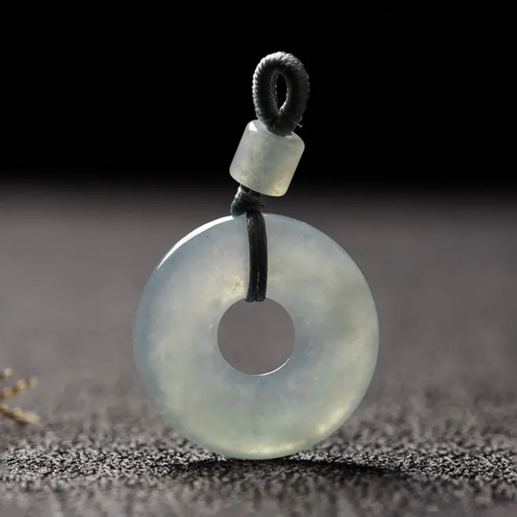 Yubo City Ice Glutinous Jadeite Pendants Unisex-1