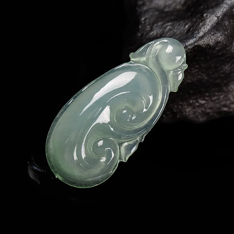 Yubo City Ice Type Jadeite Pendants Unisex-4