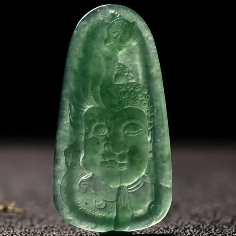 Yubo City Ice Glutinous Jadeite Pendants Unisex-4