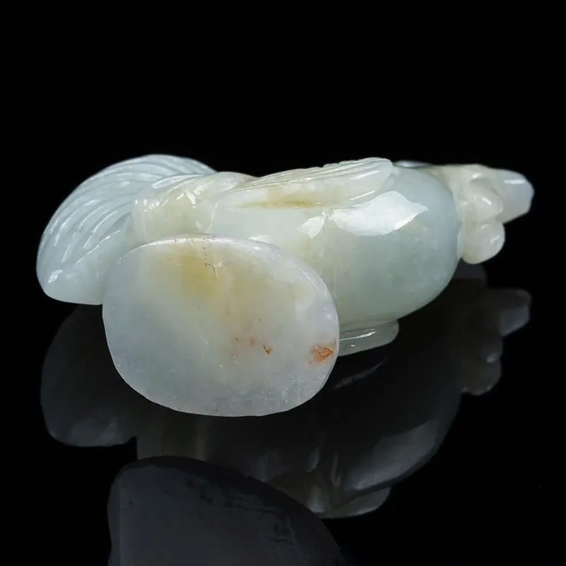 Yubo City Glutinous Jade Jadeite Ornaments Unisex-3