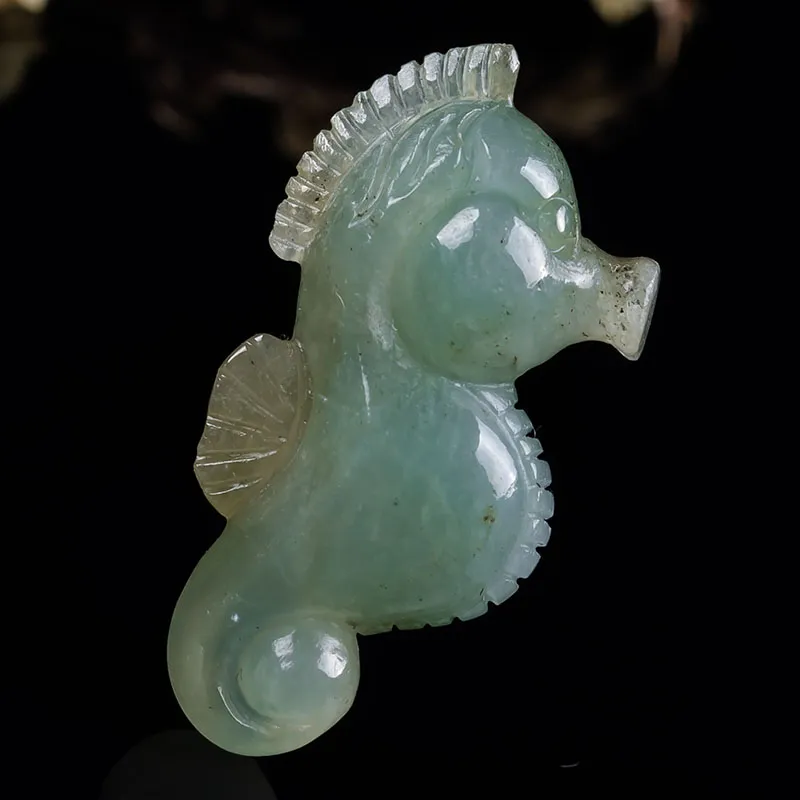 Yubo City Glutinous Jade Jadeite Pendants Unisex-3