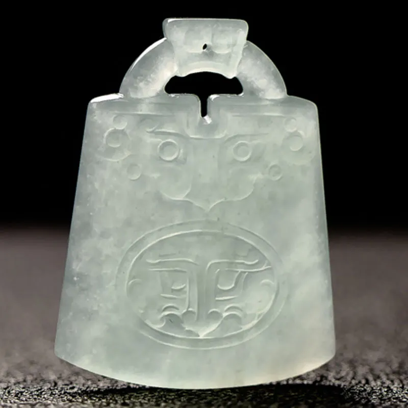 Yubo City Ice Glutinous Jadeite Pendants Unisex-3