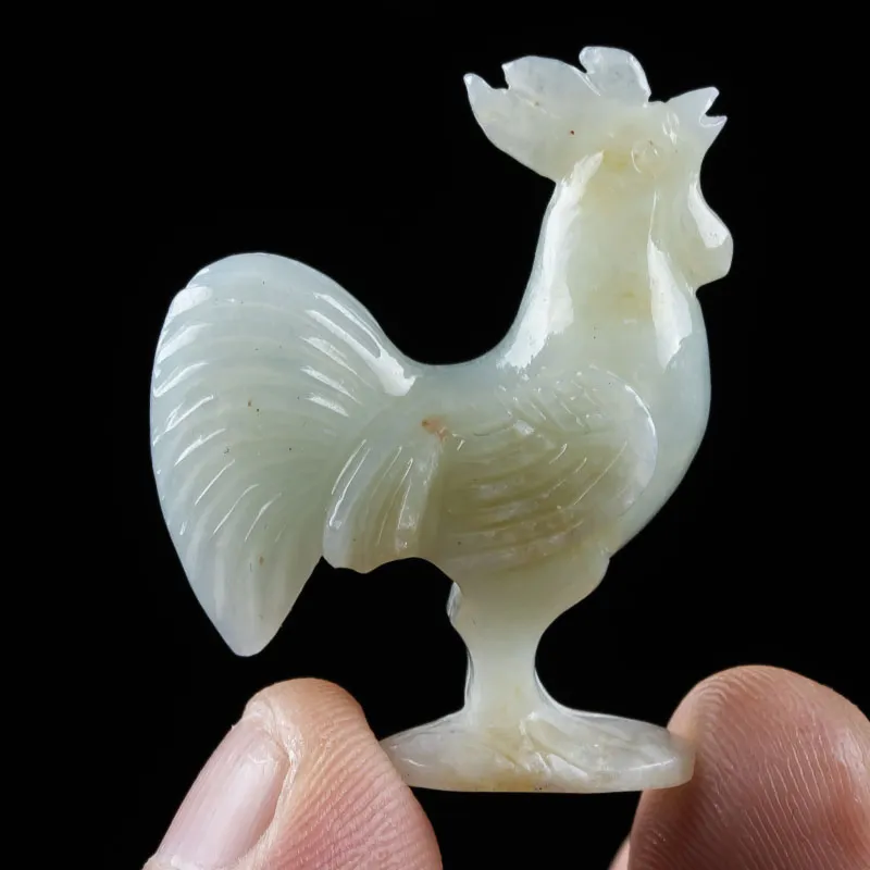 Yubo City Glutinous Jade Jadeite Ornaments Unisex-4