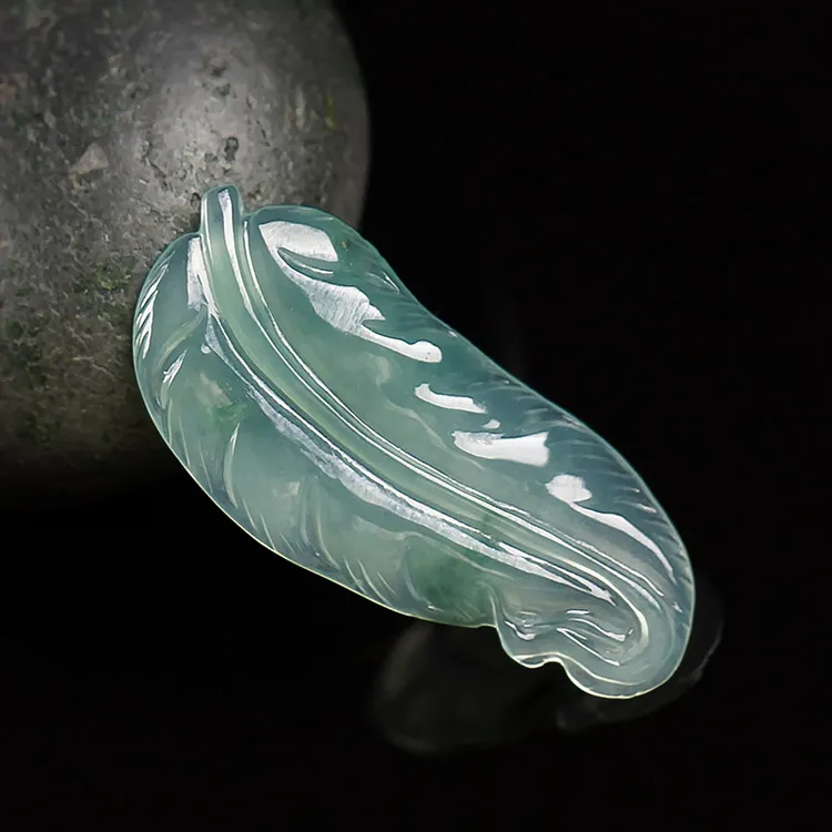 Yubo City Ice Type Jadeite Pendants Unisex-4