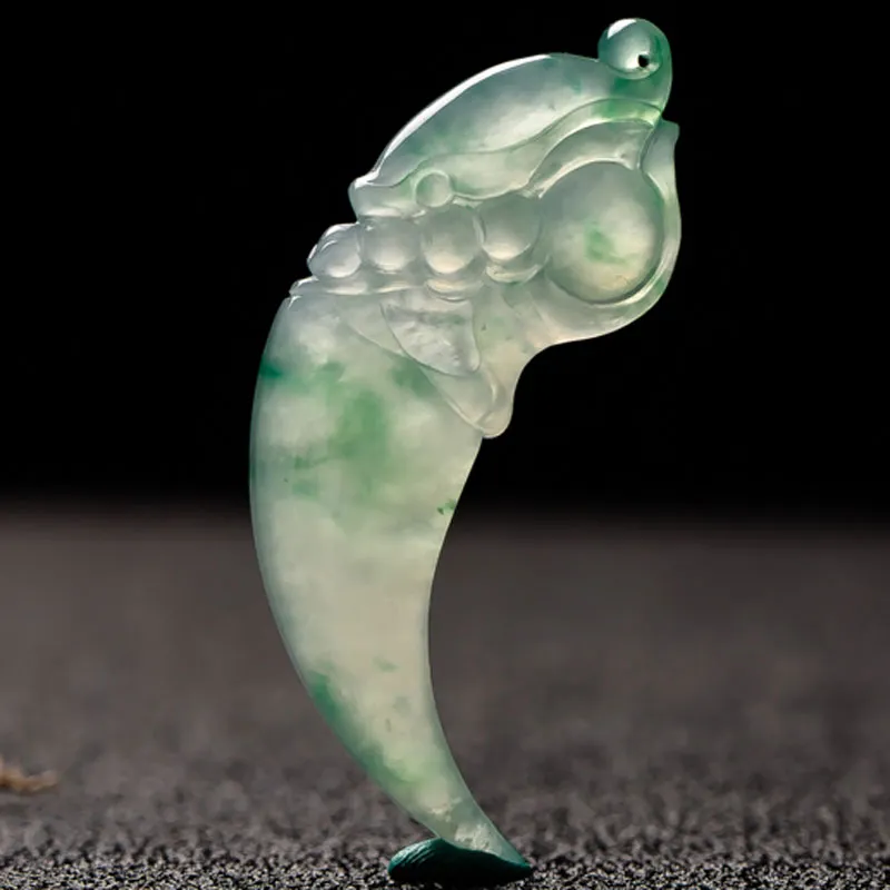 Yubo City Ice Type Jadeite Pendants Unisex-4