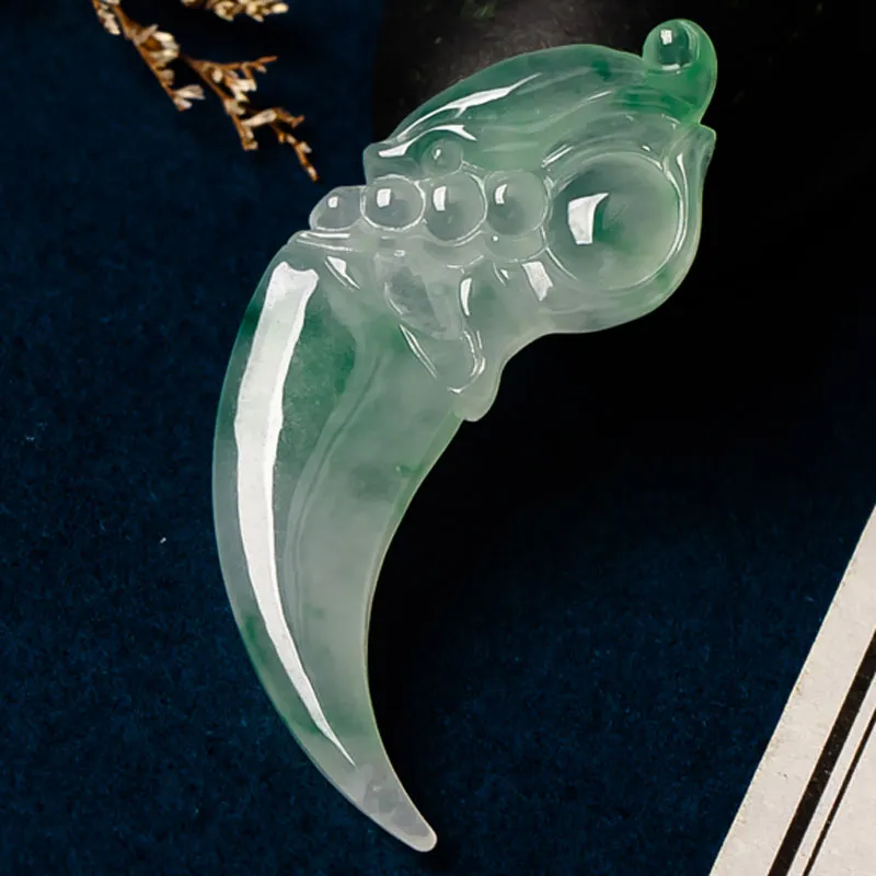 Yubo City Ice Type Jadeite Pendants Unisex-1