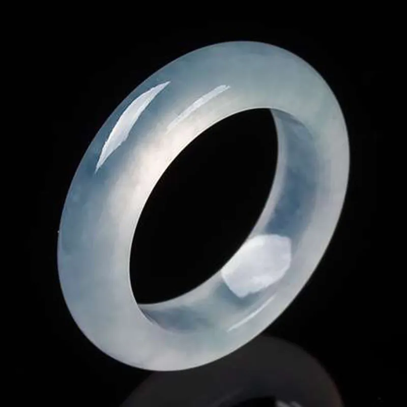 Yubo City Ice Type Jadeite Rings Unisex-1