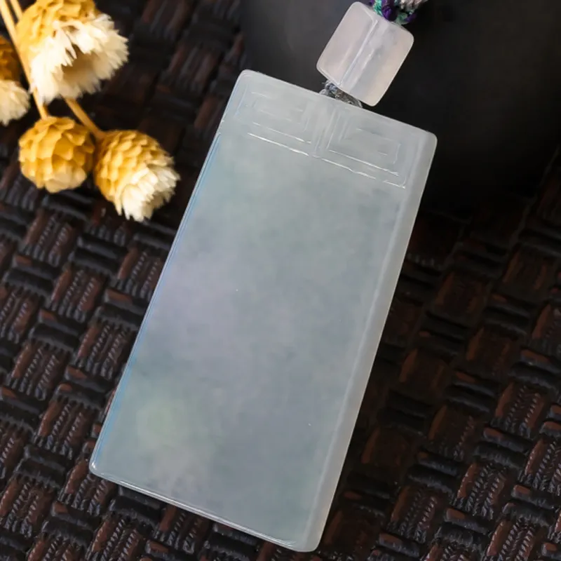 Yubo City Ice Glutinous Jadeite Pendants Unisex-1