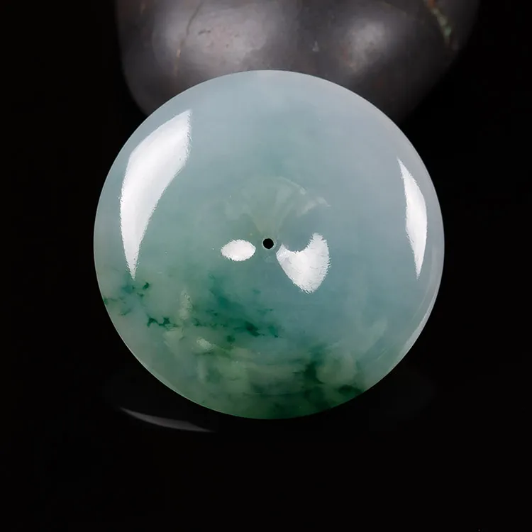 Yubo City Glutinous Jade Jadeite Pendants Unisex-2