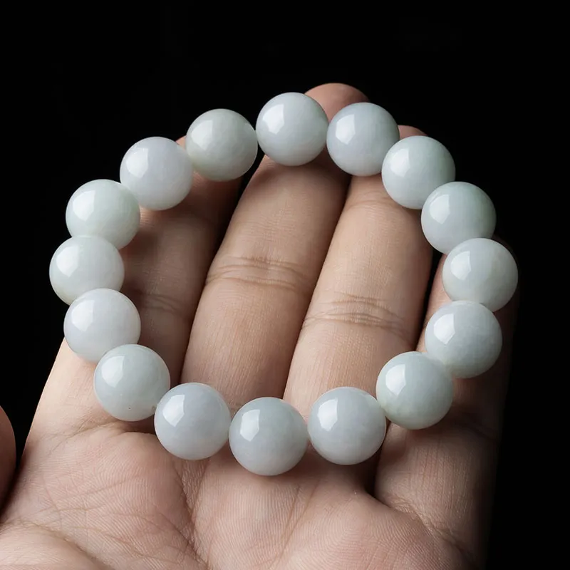 Yubo City Glutinous Jade Jadeite Bracelets Unisex-4
