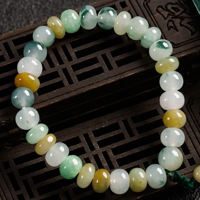 Yubo City Ice Glutinous Jadeite Bracelets Unisex-3
