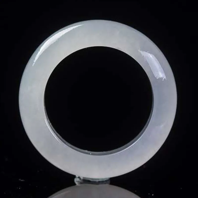 Yubo City Ice Glutinous Jadeite Rings Unisex-1