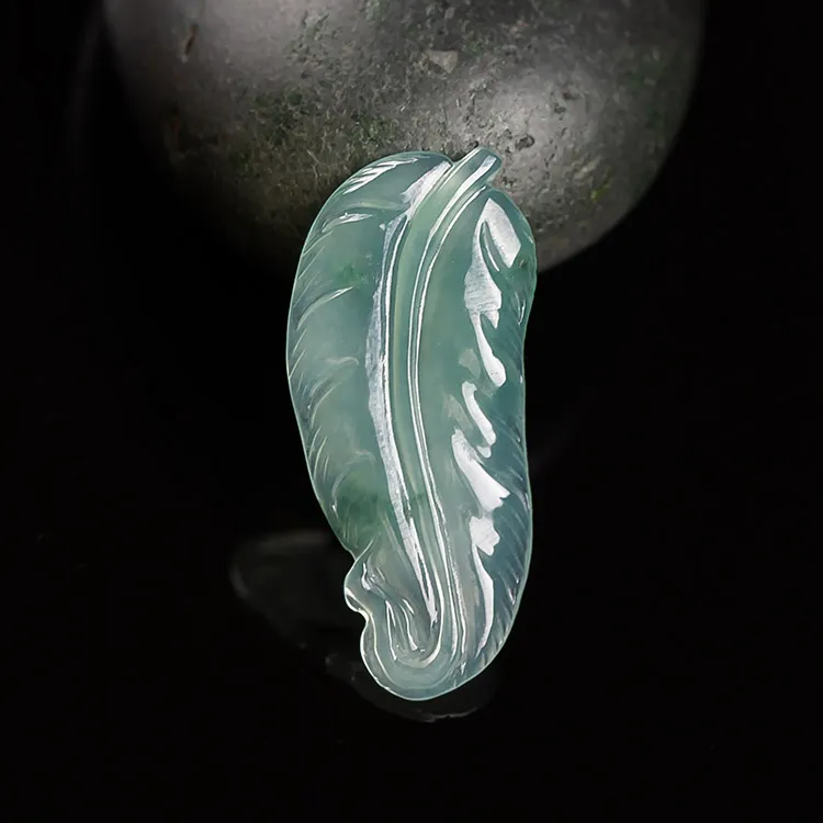 Yubo City Ice Type Jadeite Pendants Unisex-3