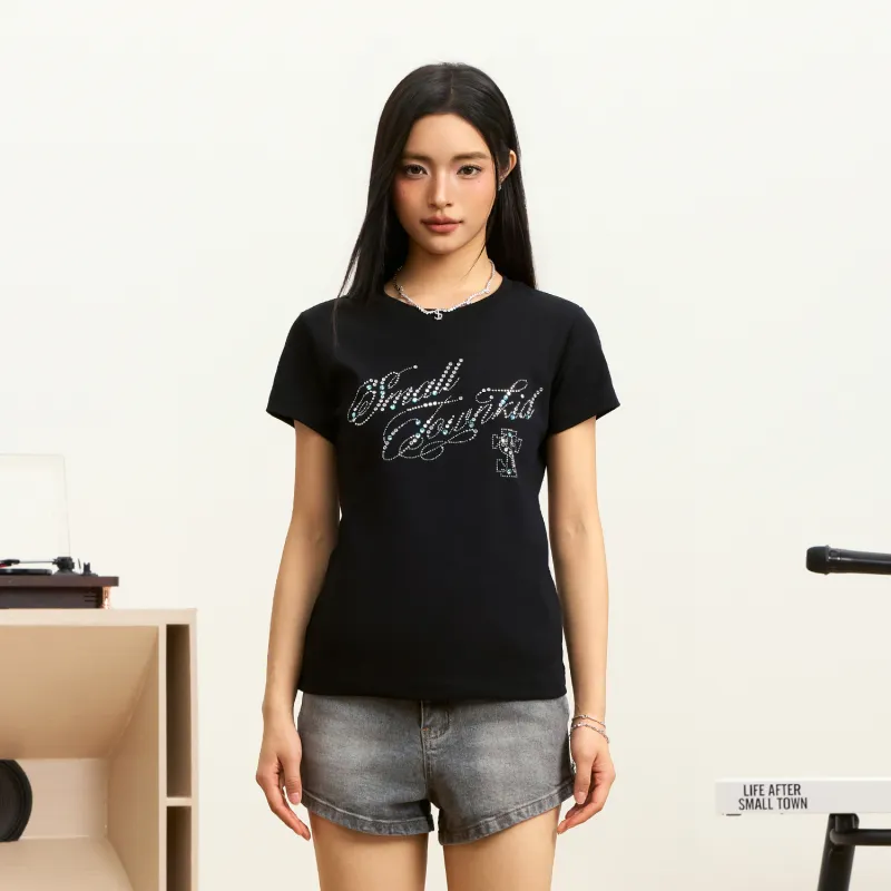 STK SMALL TOWN KID T Shirt Women's-2