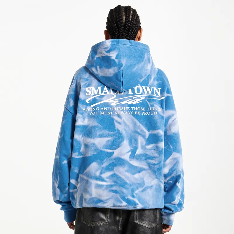 STK SMALL TOWN KID Sweatshirt Unisex Blue-3