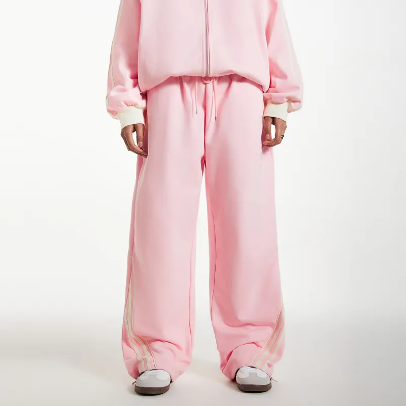 STK SMALL TOWN KID Knitted Sports Pants Unisex Pink-3