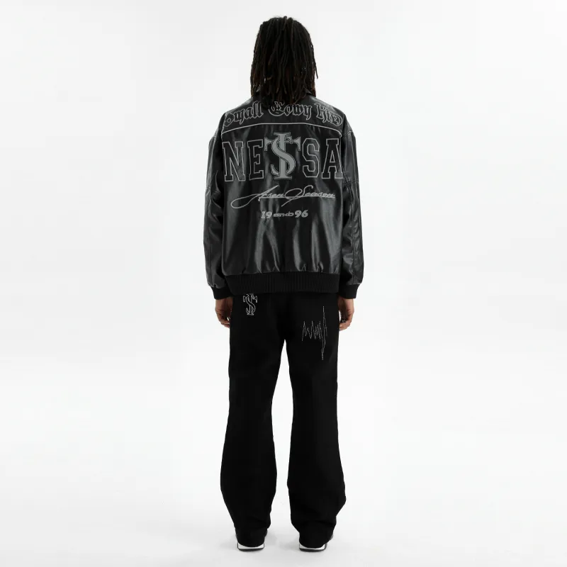 STK SMALL TOWN KID Leather Jacket Unisex-5