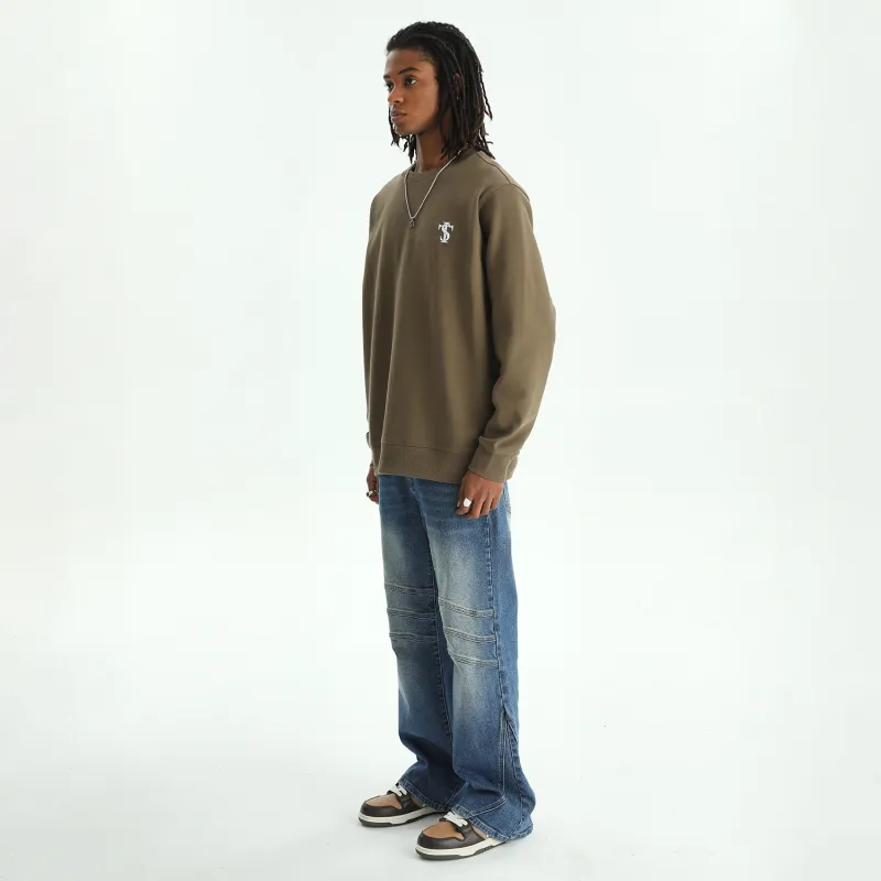 STK SMALL TOWN KID Crew Neck Pullover Sweatshirt Unisex-22