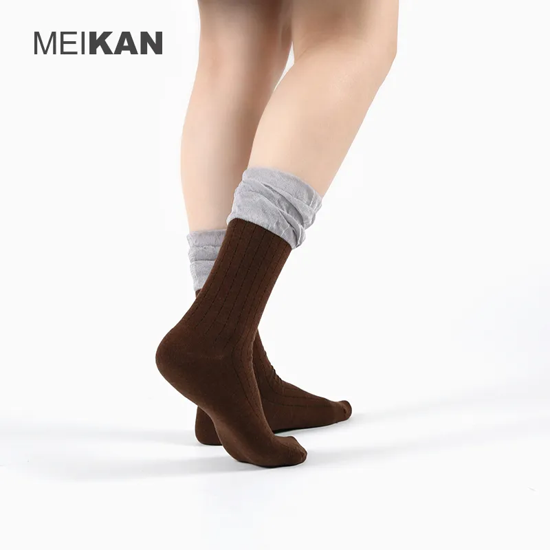 MEIKAN Mid Calf Socks Women's 2 Pack-10