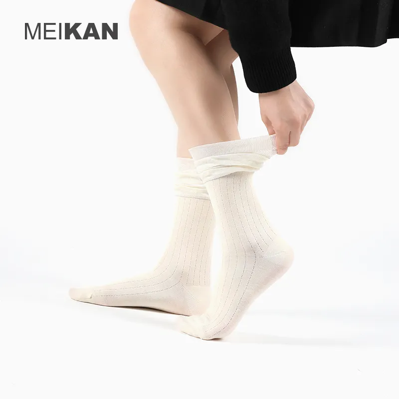 MEIKAN Mid Calf Socks Women's 2 Pack-2