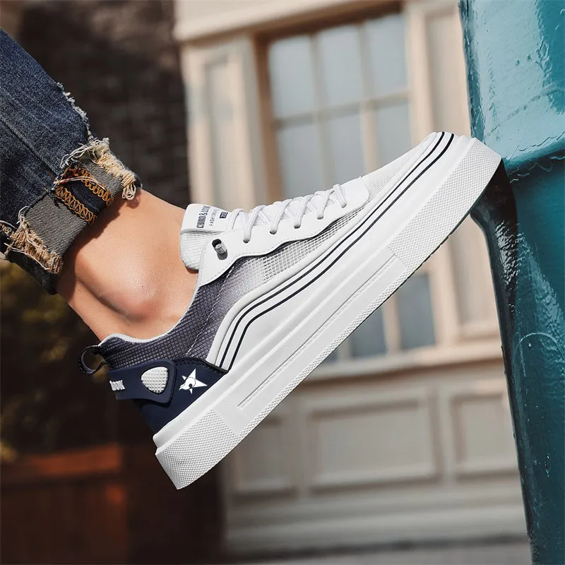 Bookish Star Balanced Lightweight Low Top Skateboard Shoes Men's-2