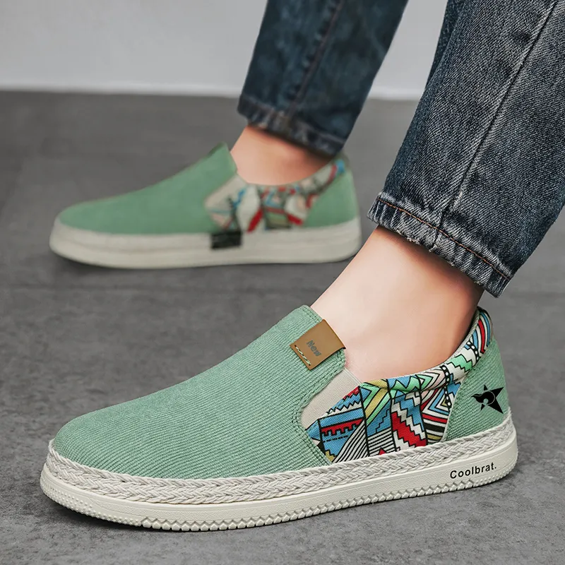 Bookish Star Anti Slip Wear Resistant Low Top Skateboard Shoes Men's-9