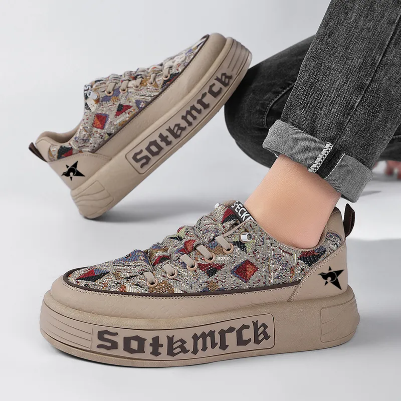 Bookish Star Slip Resistant And Breathable Low Top Skateboard Shoes Men's-8