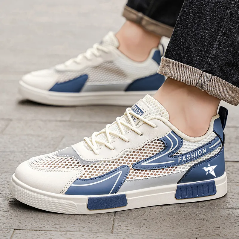 Bookish Star Anti Slip Wear Resistant Low Top Skateboard Shoes Men's-13