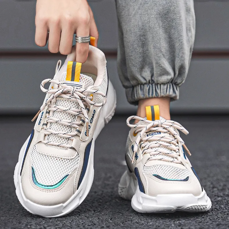 Bookish Star Anti Slip Wear Resistant Low Top Skateboard Shoes Men's-6