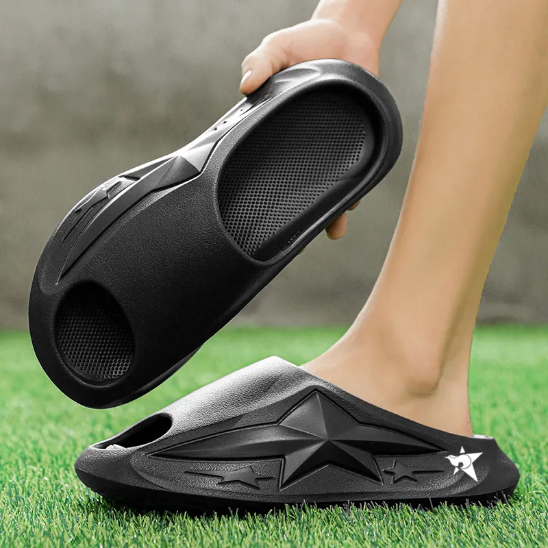 Bookish Star Slip Resistant Odor Resistant Abrasion Resistant Slide Slippers Unisex-2