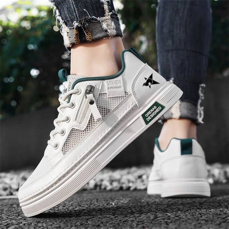 Bookish Star Anti Slip Wear Resistant Low Top Skateboard Shoes Men's-3