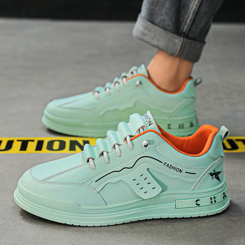 Bookish Star Anti Slip Wear Resistant Low Top Skateboard Shoes Men's-4