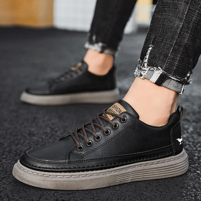 Bookish Star Anti Slip Wear Resistant Low Top Skateboard Shoes Men's-1