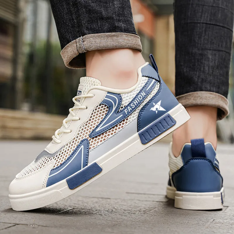 Bookish Star Anti Slip Wear Resistant Low Top Skateboard Shoes Men's-14