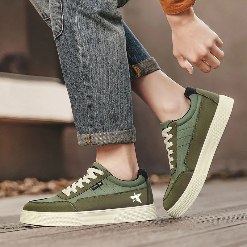 Bookish Star Anti Slip Wear Resistant Low Top Skateboard Shoes Men's-8