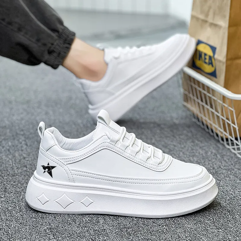 Bookish Star Anti Slip Wear Resistant Low Top Skateboard Shoes Men's-4