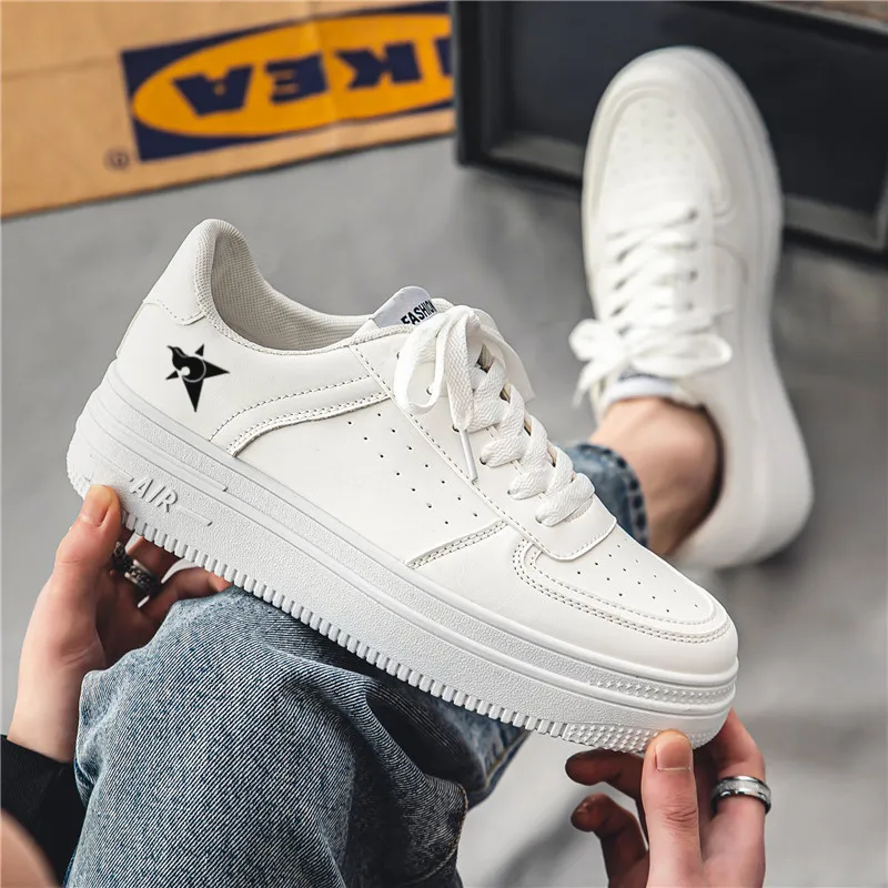 Bookish Star Anti Slip Wear Resistant Low Top Skateboard Shoes Men's-2