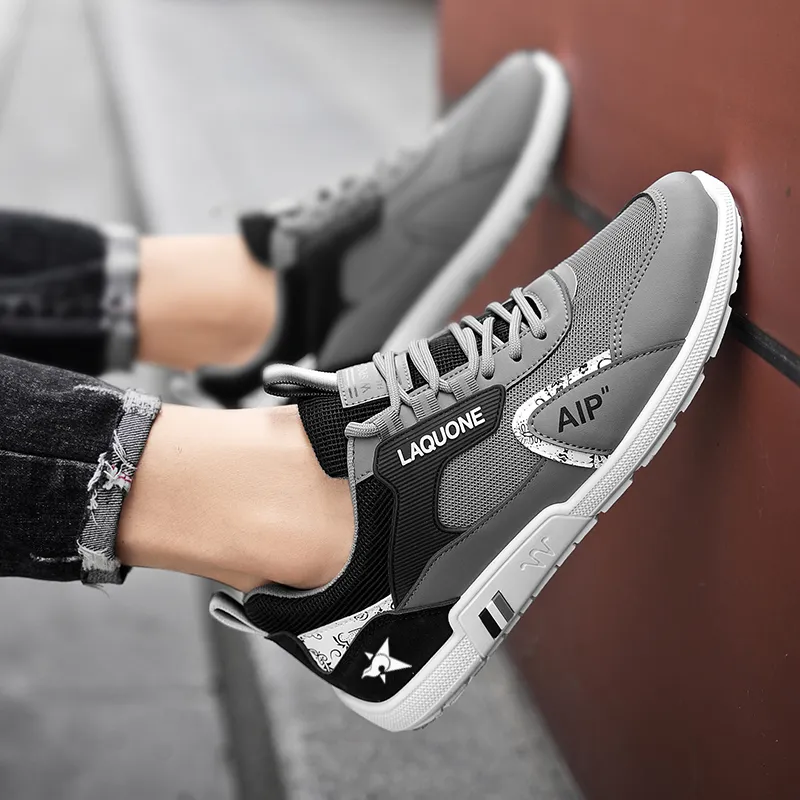 Bookish Star Anti Slip Wear Resistant Low Top Skateboard Shoes Men's-9