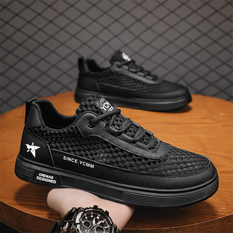 Bookish Star Coverage Slip Resistant Low Top Skateboard Shoes Men's-1