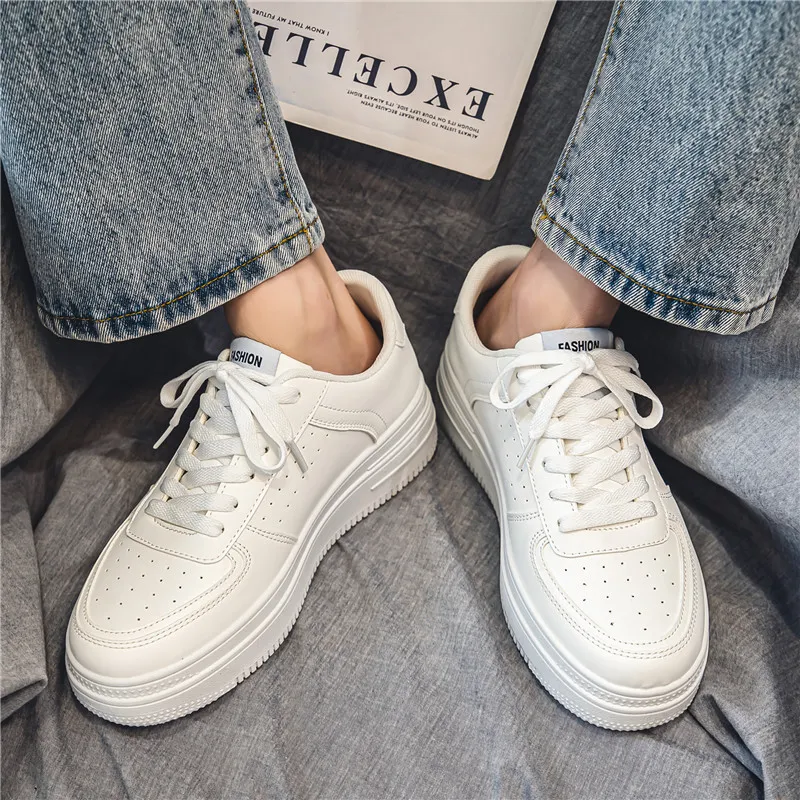 Bookish Star Anti Slip Wear Resistant Low Top Skateboard Shoes Men's-4