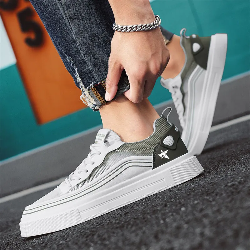 Bookish Star Balanced Lightweight Low Top Skateboard Shoes Men's-8