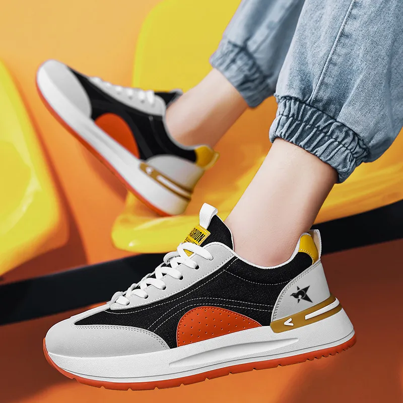 Bookish Star Slip Resistant Shock Absorbers Low Top Skateboard Shoes Men's-4