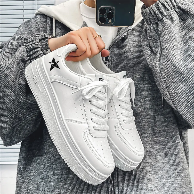 Bookish Star Anti Slip Wear Resistant Low Top Skateboard Shoes Men's-1