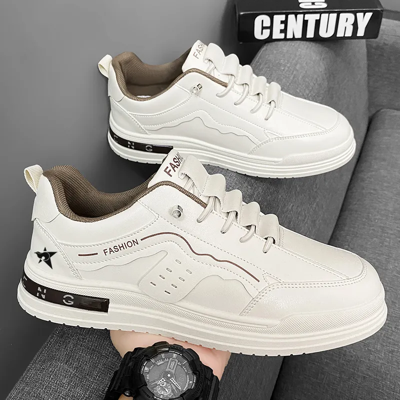 Bookish Star Anti Slip Wear Resistant Low Top Skateboard Shoes Men's-11