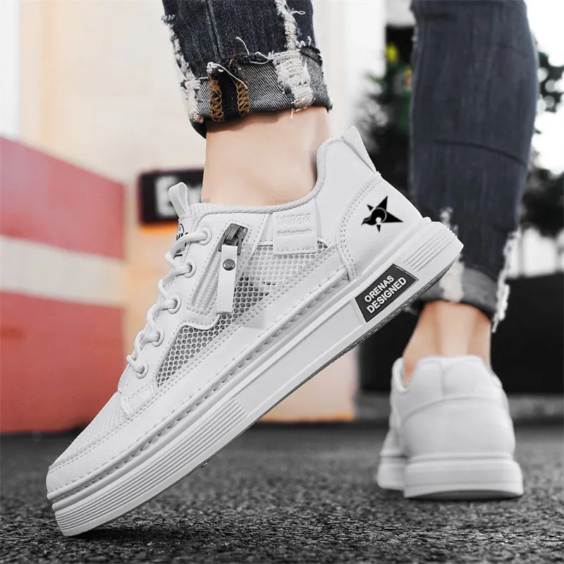 Bookish Star Anti Slip Wear Resistant Low Top Skateboard Shoes Men's-8
