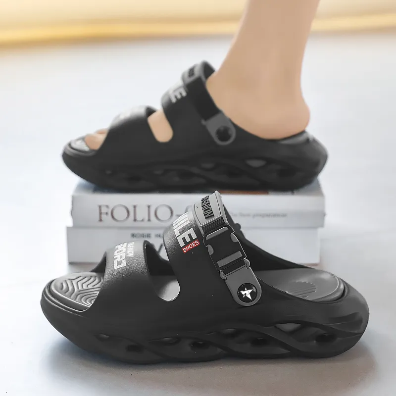 Bookish Star Slip Resistant Odor Resistant Abrasion Resistant Slide Slippers Men's-19