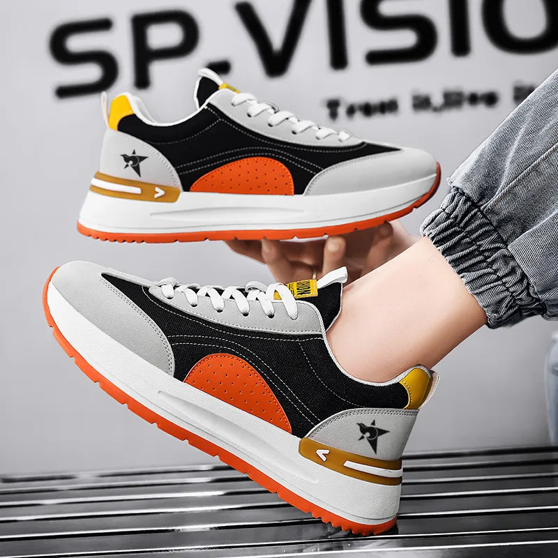 Bookish Star Slip Resistant Shock Absorbers Low Top Skateboard Shoes Men's-2