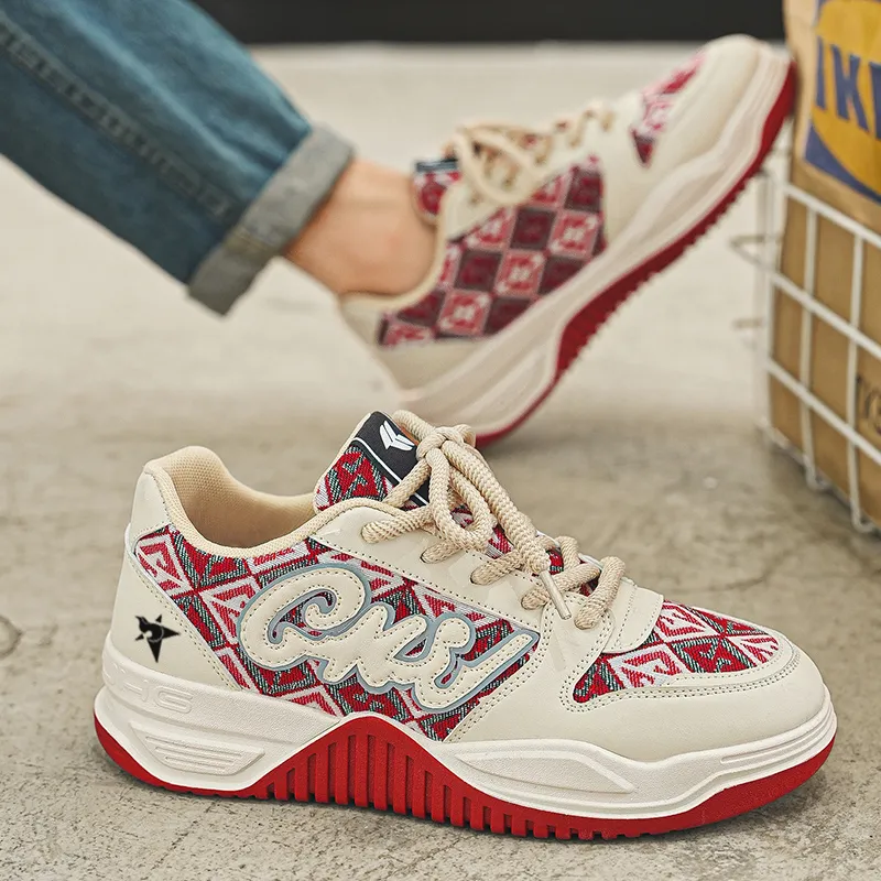 Bookish Star Coverage Abrasion Resistant Low Top Skateboard Shoes Men's-8